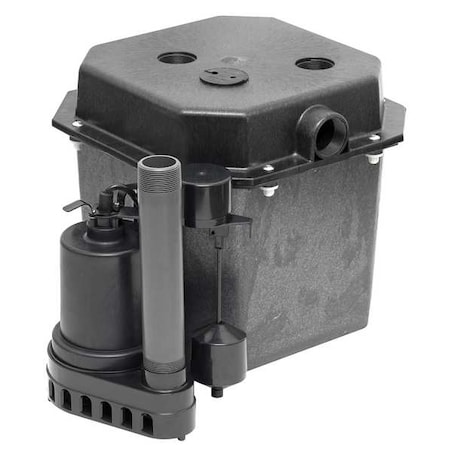 Sink Pump System, 1/3 HP, Thermoplastic MPN:12F739