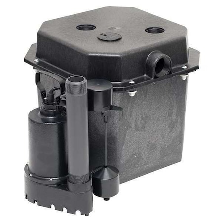 SinkDrainPumpSystem, 10ft, 0.5hp, 115VAC MPN:12F740