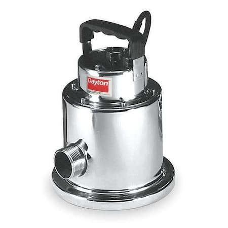 Plug-InUtilityPump, 15ft, 9in H, 115VAC MPN:3YU64