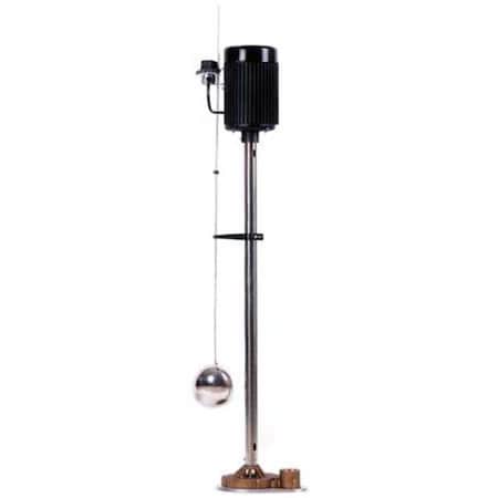 Pedestal Sump Pump, 8 ft, 49 in, 120V AC MPN:5URJ0