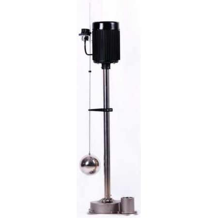 Pedestal Sump Pump, 8 ft, 43 in, 120V AC MPN:5URJ7