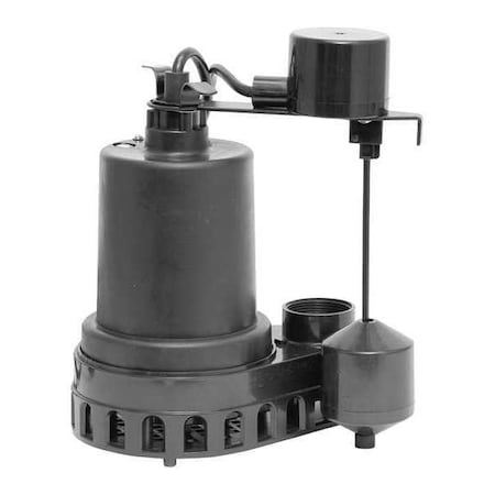 Sump Pump, Cast Iron, 1/3 HP MPN:92341