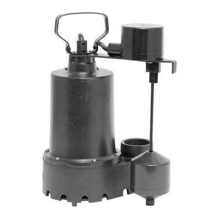 Sump Pump, Thermoplastic, 1/3 HP MPN:92372