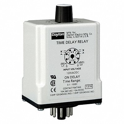 H7808 Time Delay Relay 120VAC/DC 10A DPDT MPN:1EGB4