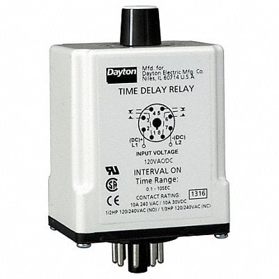 H7811 Time Delay Relay 120VAC/DC 10A DPDT MPN:1EGC7