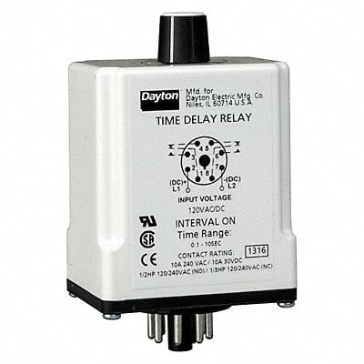 H7820 Time Delay Relay 120VAC/DC 10A DPDT MPN:1EGC8