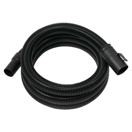 Vacuum Hose, 12 ft L, Black, Plastic MPN:783GA0