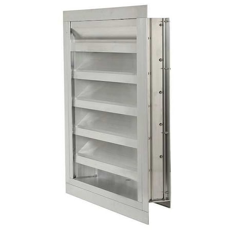 Intake Louver, Fixed, Drainable, 48H x 30W MPN:20UA50