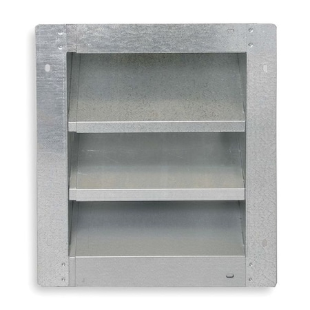 Louver, Adj w/ 40 to 52 In, Galv Steel MPN:2FTY1