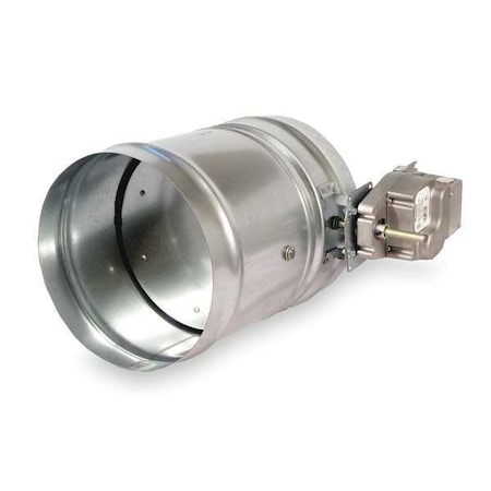 Round Smoke Damper, 8-1/4 In. D, 120V MPN:3HGH7