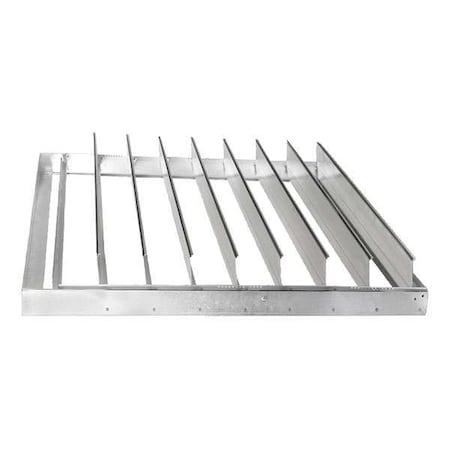 Backdraft Damper, Horizontal, 35-3/4Sq MPN:3HHN1