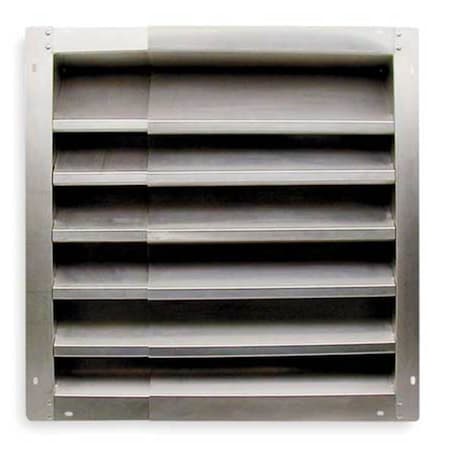 Louver, Intake, 21-36 In, Aluminum MPN:4F954