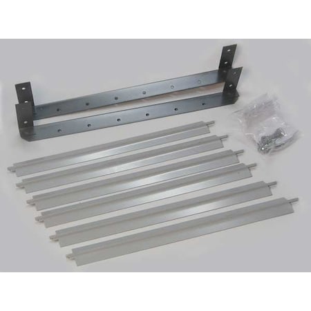 Vertical Louver Kits, Gray, 12-15/16