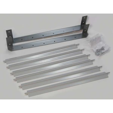 Vertical Louver Kits, Gray, 15-7/16
