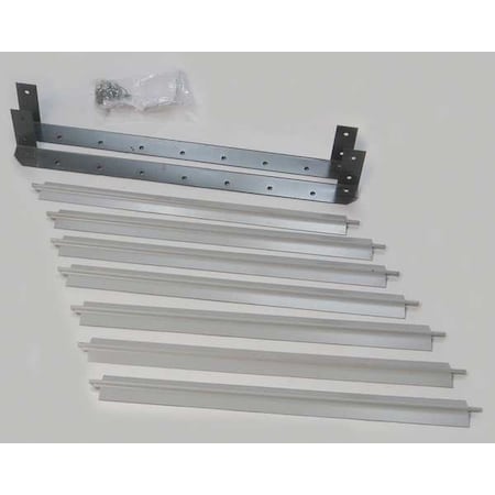 Vertical Louver Kits, Gray, 16-11/16