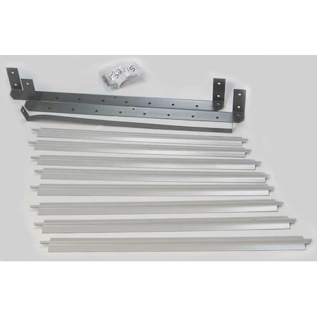 Vertical Louver Kits, Gray, 19-3/16