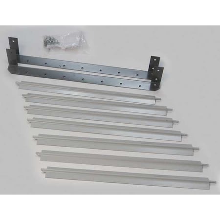 Vertical Louver Kits, Gray, 17-15/16