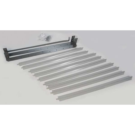 Vertical Louver Kits, Gray, 21-11/16