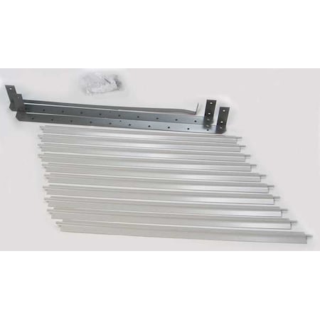 Vertical Louver Kits, Gray, 22-15/16