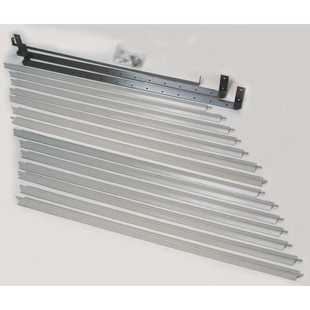 Vertical Louver Kits, Gray, 31-11/16