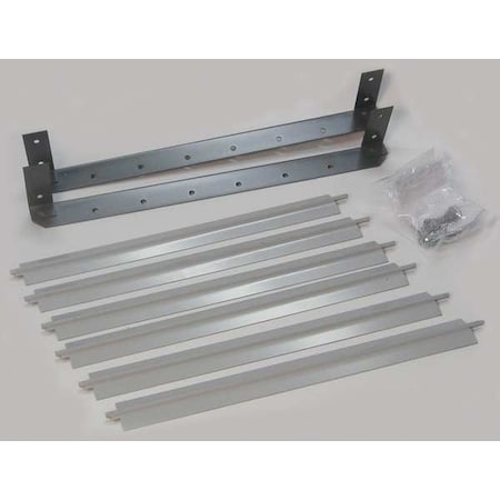 Vertical Louver Kits, Gray, 13-1/8