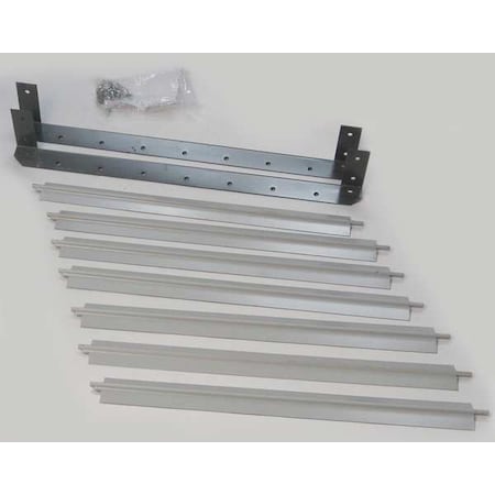Vertical Louver Kits, Gray, 15-5/8