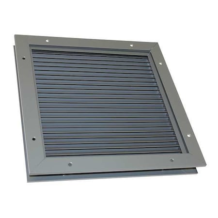 Door Louver, 10-1/8 H, 18-1/4 W, Steel MPN:6WRJ2