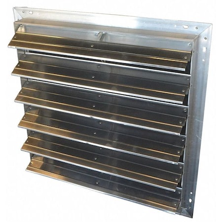 36 in Intake Shutter, Aluminum MPN:SA36SW