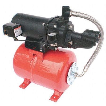 ShallowWellJetPumpSystem, 115/230VAC, 6gal MPN:5UXK9
