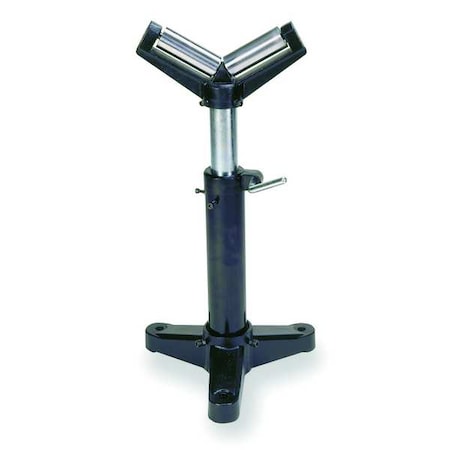 V-Head Roller Support Stand, 14 x 14 in. MPN:6Z765