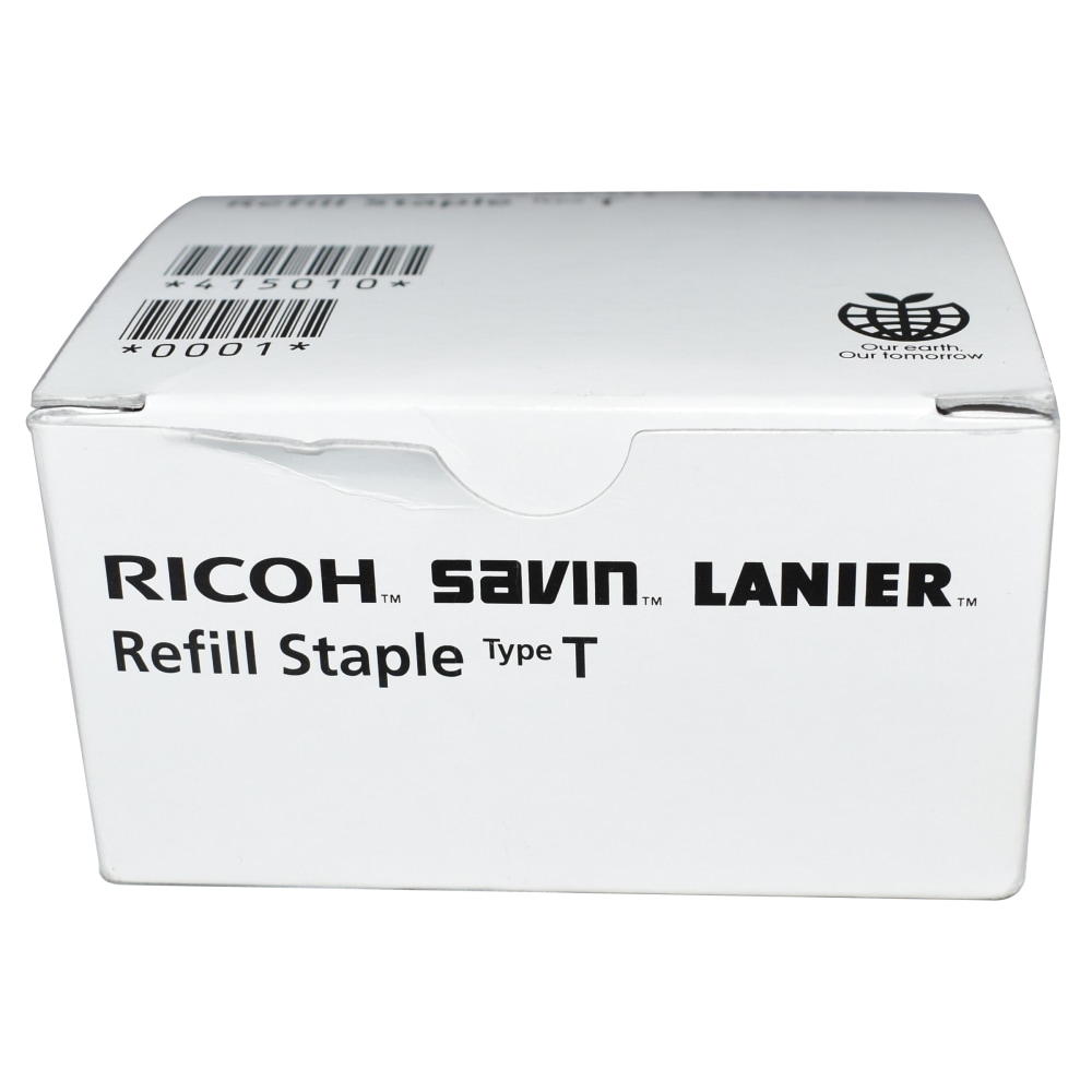 Ricoh Staple Refill Cartridges, Type T, 1-3/4in, 5, 000 Per Cartridge, Pack Of 2 Cartridges MPN:415010
