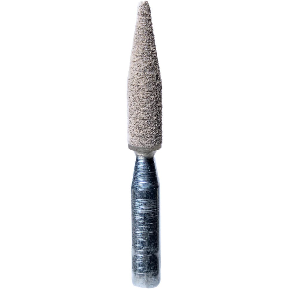 Mounted Points, Point Shape: Pointed Cylinder , Point Shape Code: A15 , Abrasive Material: Aluminum Oxide , Tooth Style: Pointed , Grade: Medium  MPN:312113