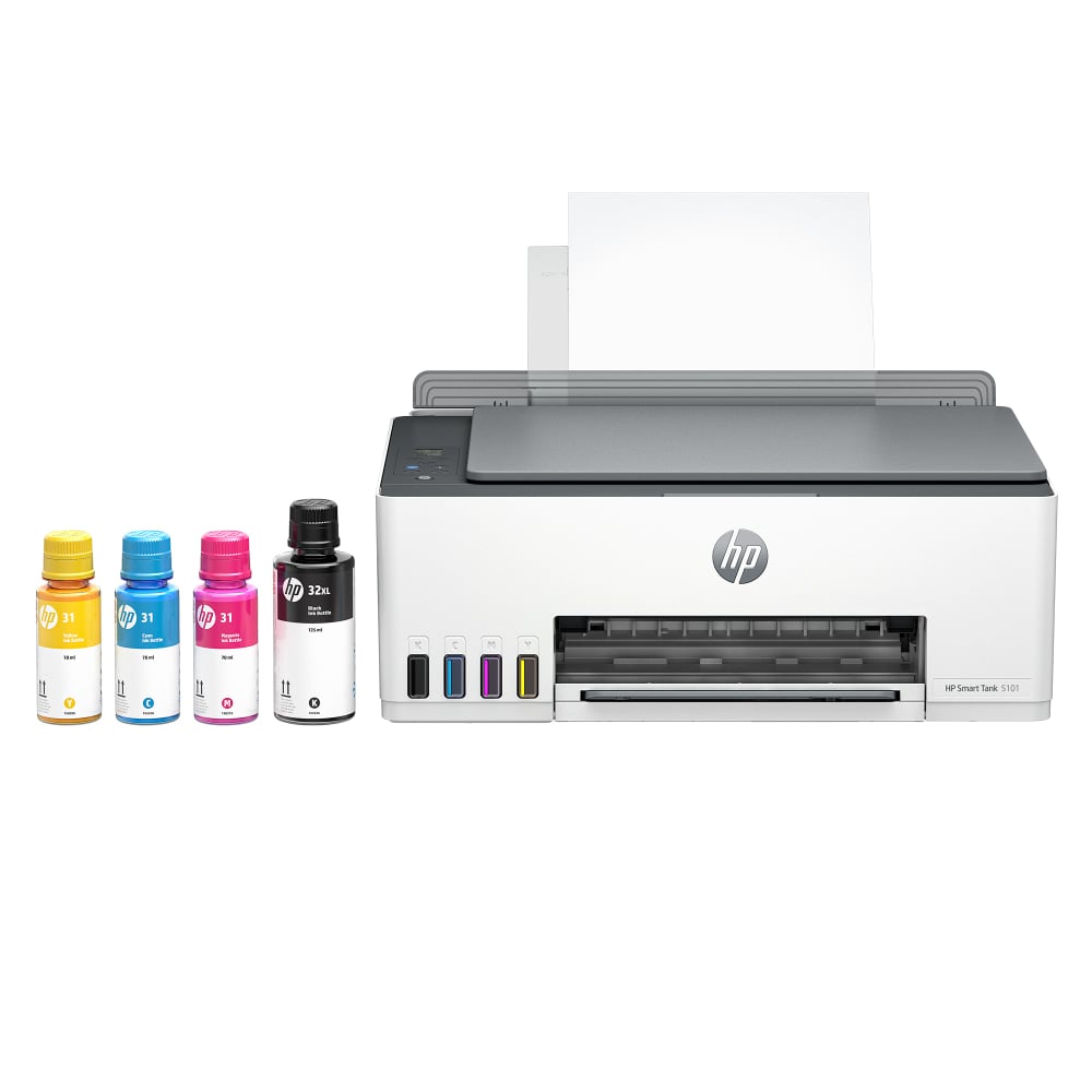 HP Smart Tank 5101 Wireless All-in-One Cartridge-free Ink Tank Color Printer With Up To 2 Years Of Ink Included (1F3Y0A) MPN:1F3Y0A#B1H
