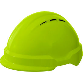 Delta Plus Americana Climbing WIND Safety Helmet Type 2 4-Point Ratchet Suspension Hi-Viz Lime WEL22110HL