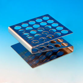 Rack Tube 12/13mm 25-Place Stainless Steel 