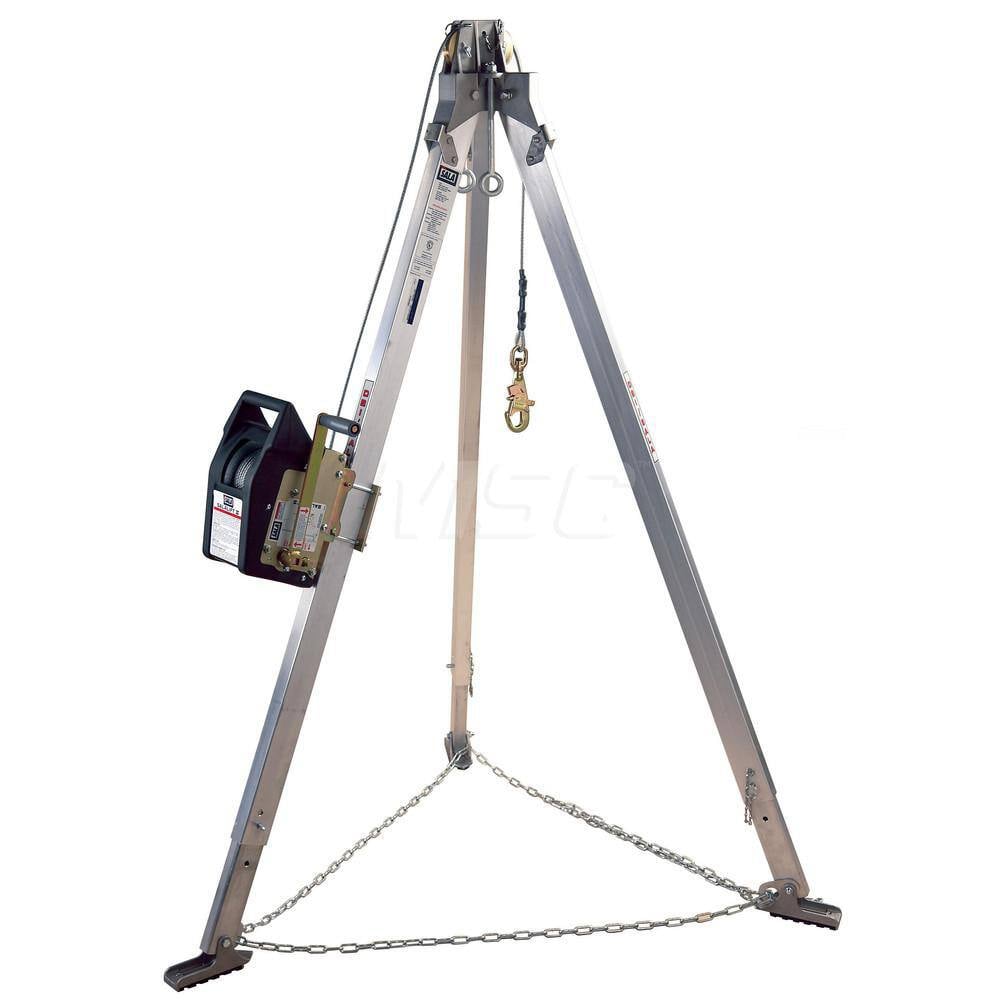 120 Ft Cable, Tripod Base, Manual Winch, Confined Space Entry & Retrieval System MPN:7100313939