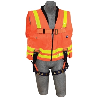 Hi-Vis Sfty Harness 1107404 Orange Universal MPN:7012815584