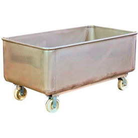 DC Tech Stainless Steel Bulk Truck with Drain and Cap TKS11001 1100 Lb. Capacity TKS11001