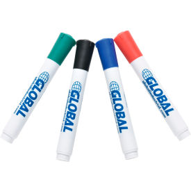 GoVets™ Dry Erase Markers Bullet Tip Assorted Colors 4 Pack 527695