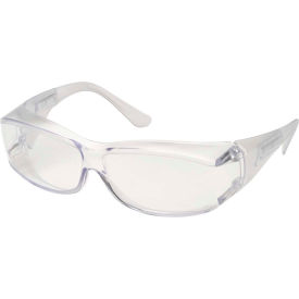 Elvex® OVR-Spec III™ OTG Safety Glasses Anti-Scratch Clear Lens/Frame Pack of 12 - Pkg Qty 12 WELSG57C