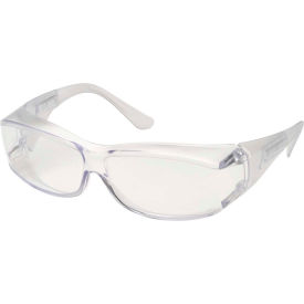 Elvex® OVR-Spec III™ OTG Safety Glasses Anti-Scratch Clear Lens/Frame Pack of 12 WELSG57C - Pkg Qty 12