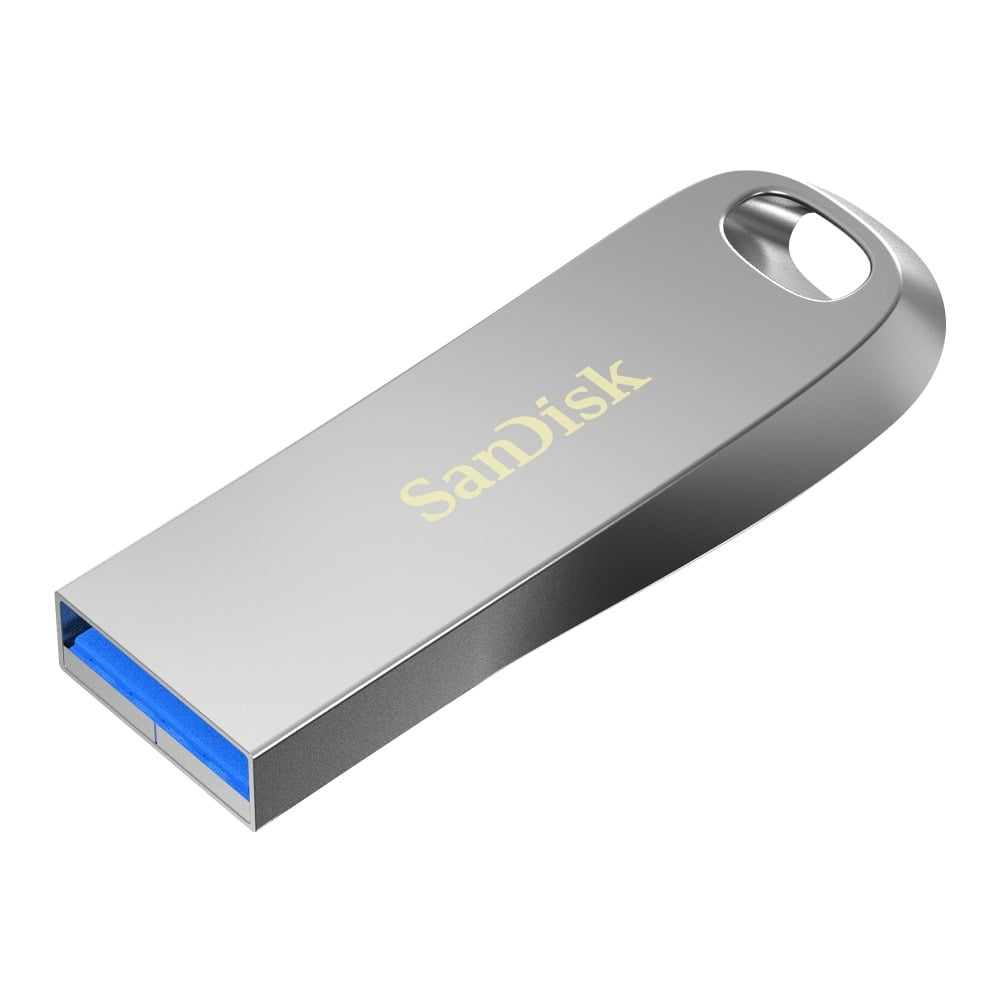SanDisk Ultra Luxe USB 3.1 Flash Drive, 128GB, Silver Metal MPN:SDCZ74-128G-A46