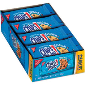 Nabisco® Chips Ahoy Cookies Chocolate Chip 1.4 oz. Pack 12/Box 044000052220