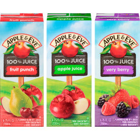 APPLE & EVE 100 Juice Variety Pack 6.75 oz 36 Count 22000782