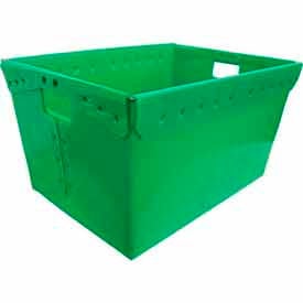 Corrugated Plastic Nestable Tote 24x17-1/2x13 Green - Pkg Qty 4 1520-Gre-176