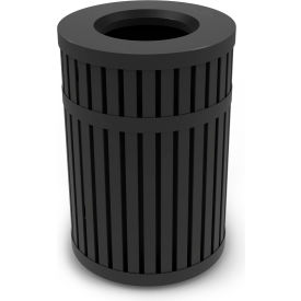 Parkview Trash Can w/Open Top 45 Gallon Black 728001