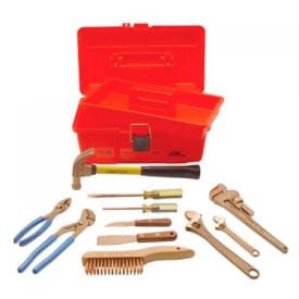 AMPCO® M-48 Non-Sparking 11 Piece Tool Kit M-48