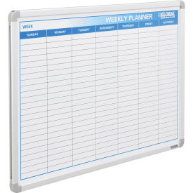 GoVets™ Weekly Calendar Whiteboard Steel Surface 36