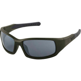 ERB® Free Ride Safety Glasses Gray Flash Lens Olive Metallic Frame WEL17581OLGM - Pkg Qty 12