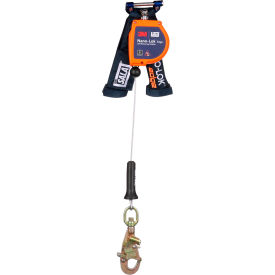 3M DBI-SALA Nano-Lok Edge Self-Retracting Lifeline Galvanized Cable & Steel Swivel Snap Hook 8'L 7012828694